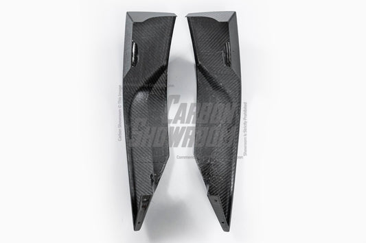 BMW X7 xDrive40i (With M-Package Bumper) M60i ALPINA XB7 LCI G07 2023-ON with Aftermarket Parts - Front Lip Pre-preg Carbon Fiber from TAKD Carbon