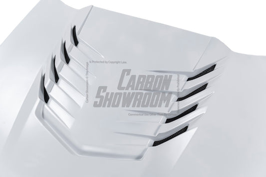 Chevrolet Camaro 5th Gen Z/28 2SS 1SS 2LT 2LS 1LT 1LS 2010 2011 2012 2013 2014 & ZL1 2012 2013 2014 2015 with Aftermarket Parts - V6 Hood Carbon Fiber / FRP from Aero Republic