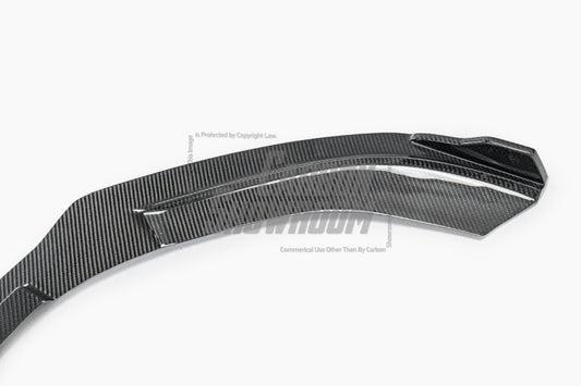 Audi RS3 8V.5 2018 2019 2020 with Aftermarket Parts - Front Lip Pre-preg Carbon Fiber from TAKD Carbon