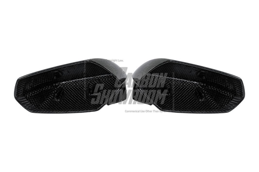 Lamborghini Aventador LP700 LP720 LP750 SVJ SV with Aftermarket Parts - OEM Upgrade Mirror Caps Pre-preg Carbon Fiber from Aero Republic