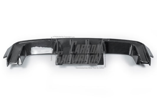 BMW M3/M3C G80/G81 2021 2022 2023 2024 & M4/M4C G82/G83 2021 2022 2023 2024 with Aftermarket Parts - V1 Style Rear Diffuser & Canards Pre-preg Carbon Fiber from TAKD Carbon