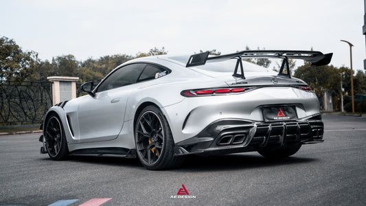 Mercedes Benz AMG GT63 SE Performance/Pro/Base GT55 C192 2025-ON with Aftermarket Parts - ART Rear Canards Dry Pre-preg Carbon Fiber from ArmorExtend