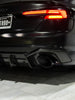 Future Design Carbon Fiber REAR DIFFUSER & REAR CANARDS - "Blaze kit" for Audi RS5 B9 2017-2019