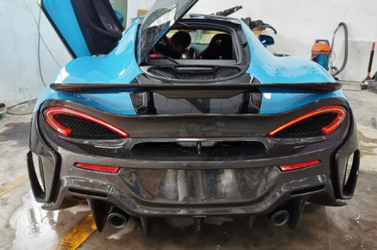 Aero Republic McLaren 600LT Style Conversion Upgrade kit for 540C 570S 570GT Carbon Fiber MSO Rear Bumper and Diffuser