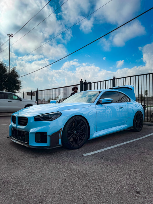 BMW M2 / M2C G87 2023-ON with Aftermarket Parts - Side Skirts Pre-preg Carbon Fiber from Karbel Carbon