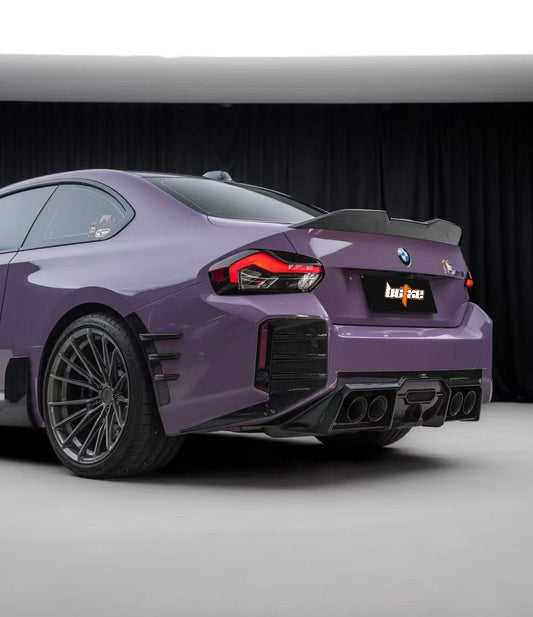 BMW M2 / M2C G87 2023 2024 with Aftermarket Parts - Rear Diffuser Pre-preg Carbon Fiber from BCTXE Tuning