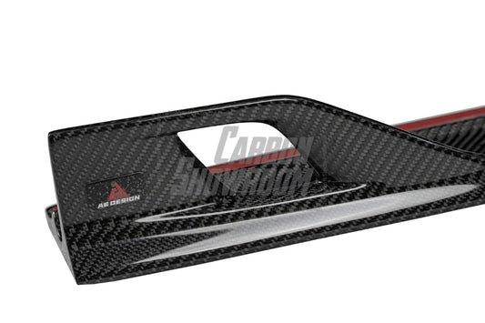 BMW X3 G01 & X4 G02 s/x Drive 30i M40i 2019-ON & X3M F97 & X4M F98 (Fits Both Pre-LCI & LCI) 2019-ON with Aftermarket Parts - AE V2 Side Skirts Carbon Fiber from ArmorExtend 