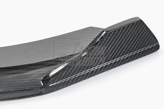 Audi RS3 8V.5 2018 2019 2020 with Aftermarket Parts - Front Lip Pre-preg Carbon Fiber from TAKD Carbon