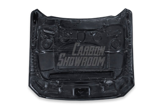 Ford Mustang GT 5.0 V6 3.6 Ecoboost 2.3 S550.1 2015 2016 2017 with Aftermarket Parts - V3 Hood Carbon Fiber/FRP from Aero Republic