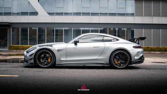 Mercedes Benz AMG GT63 SE Performance/Pro/Base GT55 C192 2025-ON with Aftermarket Parts - ART Rear Canards Dry Pre-preg Carbon Fiber from ArmorExtend
