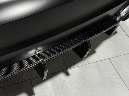 Future Design Carbon Fiber REAR DIFFUSER & REAR CANARDS - "Blaze kit" for Audi RS5 B9 2017-2019