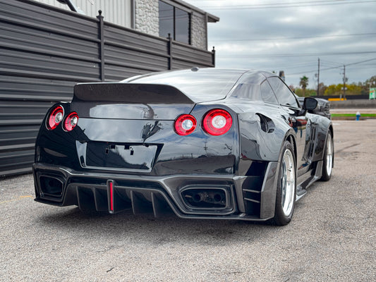 Robot Craftsman "Godzilla" Widebody Rear Diffuser for Nissan GTR R35 2008-ON