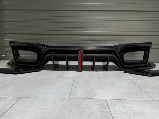 Robot Craftsman "Godzilla" Rear Bumper & Diffuser for Nissan GTR  R35 PP Polypropylene FRP Carbon Fiber