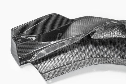 McLaren 720S 2018 2019 2020 2021 2022 2023 with Aftermarket Parts - 765LT Front Bumper & Lip Conversion Kit Pre-preg Carbon Fiber / FRP from Aero Republic