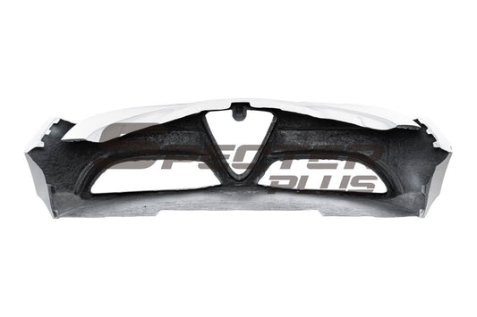 Alfa Romeo Giulia Quadrifoglio Sport Veloce Ti Sprint RWD AWD Lusso Base 2017-ON with Aftermarket Parts - Front Bumper & Lip Carbon Fiber/FRP from SPECTER PLUS