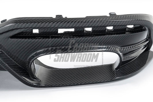 Audi S5 A5 S-line (with s-line bumper) B9.5 2020 2021 2022 2023 2024 with Aftermarket Parts - V2 Style Rear Diffuser & Canards Pre-preg Carbon Fiber from TAKD Carbon