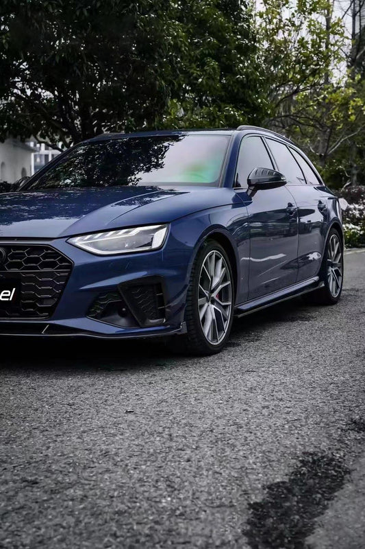 Audi RS5 S5 A5 (equiped with blind assist/without blind assist) B9 / B9.5 2017-ON & RS4 S4 A4 (equiped with blind assist/without blind assist) B9 / B9.5 2017-ON With Aftermarket Parts - Mirror Covers Pre-preg Carbon Fiber from Karbel Carbon