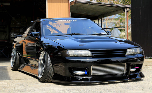 Nissan R32 Skyline GTR 1989 1990 1991 1992 1993 1994 & R32 Skyline GTS 1989 1990 1991 1992 1993 1994 with Aftermarket Parts - GND-R Style Mirror (Right Hand Drive Vehicle) Carbon Fiber / FRP from EPR USA