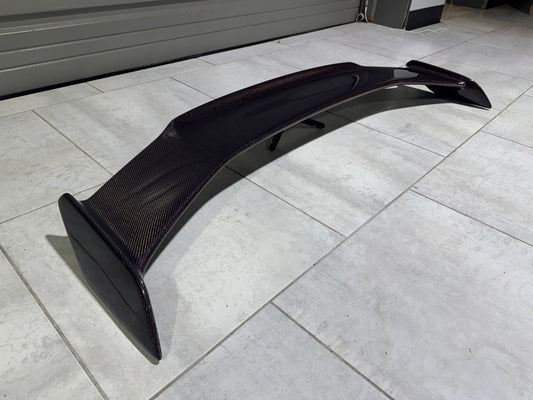 Honda Civic Type-R FL5 2023 2024 with Aftermarket Parts - Modulo Style Rear Spoiler Carbon Fiber from EPR USA