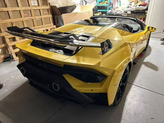 Lamborghini Huracan LP580 LP610 Evo RWD AWD Tecnica Performante STO Sterrato 2015-2024 with Aftermarket Parts - 1:1 STO OEM Style Rear Bumper Pre-preg Carbon Fiber / FRP from Aero Republic