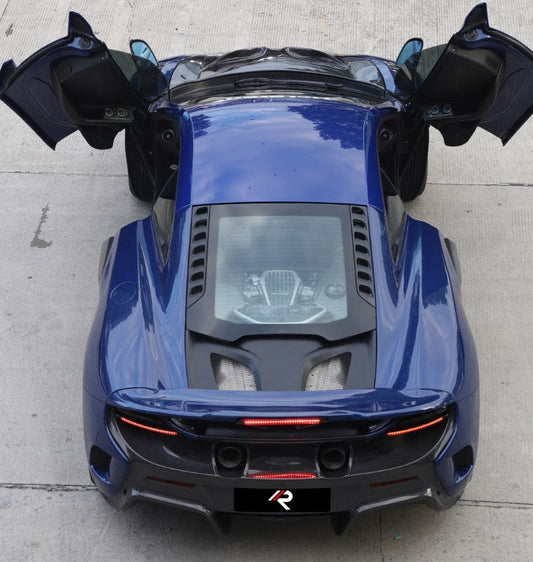 McLaren 650S MP4-12C 2012 2013 2014 2015 2016 with Aftermarket Parts - 675LT Style Engine Cover FRP from Aero Republic