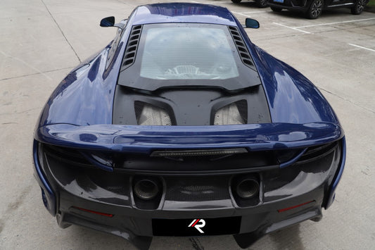 McLaren 650S MP4-12C 2012 2013 2014 2015 2016 with Aftermarket Parts - 675LT Style Engine Cover FRP from Aero Republic