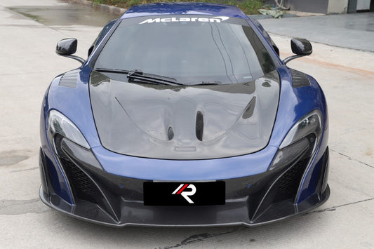McLaren 650S MP4-12C 2012 2013 2014 2015 2016 with Aftermarket Parts - 675LT Style Front Bumper Carbon Fiber / FRP from Aero Republic