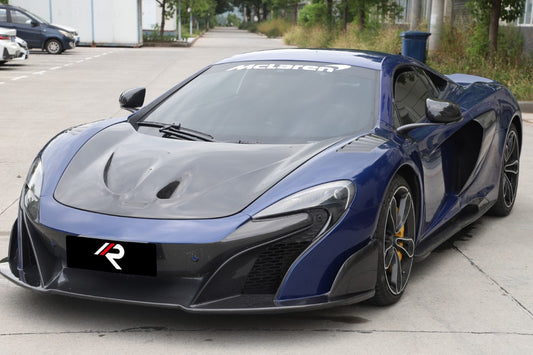McLaren 650S MP4-12C 2012 2013 2014 2015 2016 with Aftermarket Parts - 675LT Style Front Bumper Carbon Fiber / FRP from Aero Republic