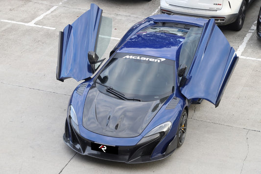 McLaren 650S MP4-12C 2012 2013 2014 2015 2016 with Aftermarket Parts - 675LT Style Front Bumper Carbon Fiber / FRP from Aero Republic
