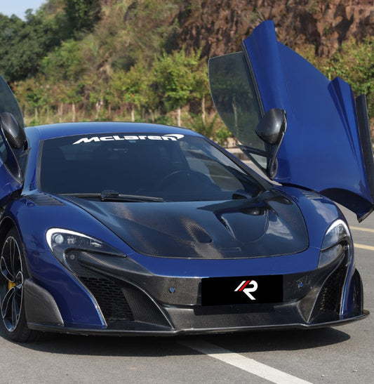 McLaren 650S MP4-12C 2012 2013 2014 2015 2016 with Aftermarket Parts - 675LT Style Front Bumper Carbon Fiber / FRP from Aero Republic