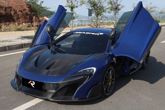 McLaren 650S MP4-12C 2012 2013 2014 2015 2016 with Aftermarket Parts - 675LT Style Front Bumper Carbon Fiber / FRP from Aero Republic