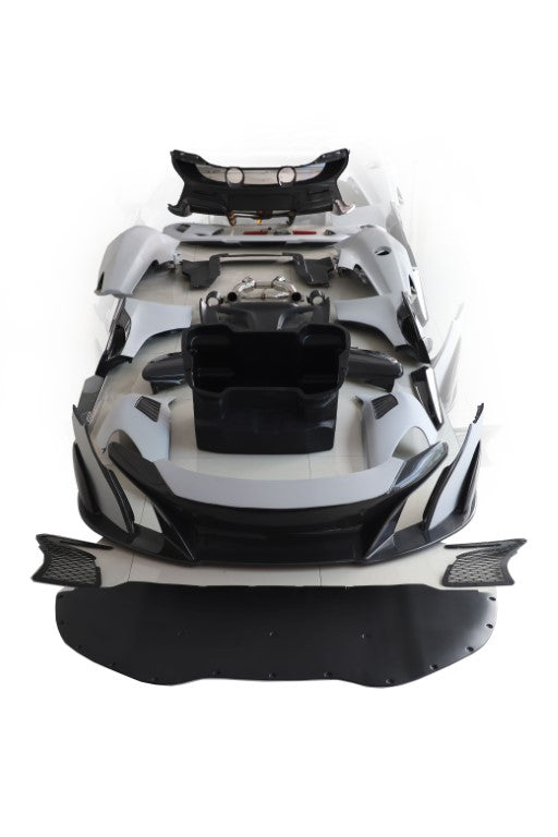 McLaren 650S MP4-12C 2012 2013 2014 2015 2016 with Aftermarket Parts - 675LT Style Full Body Kit Carbon Fiber / FRP from Aero Republic