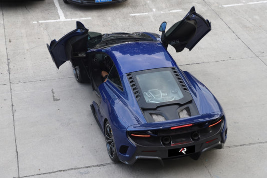 McLaren 650S MP4-12C 2012 2013 2014 2015 2016 with Aftermarket Parts - 675LT Style Full Body Kit Carbon Fiber / FRP from Aero Republic