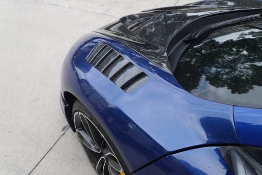 McLaren 650S MP4-12C 2012 2013 2014 2015 2016 with Aftermarket Parts - 675LT Style Front Fenders Carbon Fiber / FRP from Aero Republic