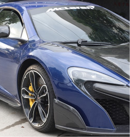McLaren 650S MP4-12C 2012 2013 2014 2015 2016 with Aftermarket Parts - 675LT Style Front Fenders Carbon Fiber / FRP from Aero Republic
