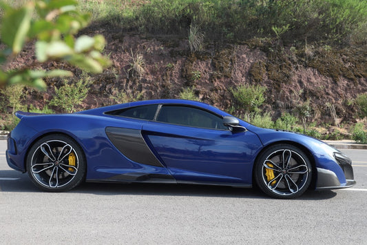 McLaren 650S MP4-12C 2012 2013 2014 2015 2016 with Aftermarket Parts - 675LT Style Side Skirts Carbon Fiber / FRP from Aero Republic