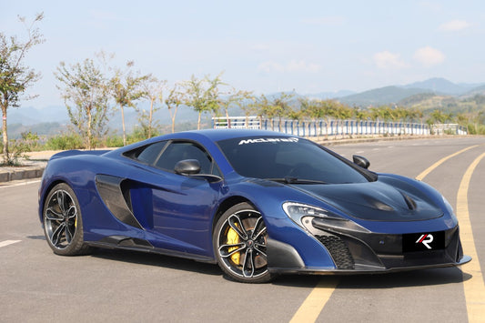 McLaren 650S MP4-12C 2012 2013 2014 2015 2016 with Aftermarket Parts - 675LT Style Front Fenders Carbon Fiber / FRP from Aero Republic