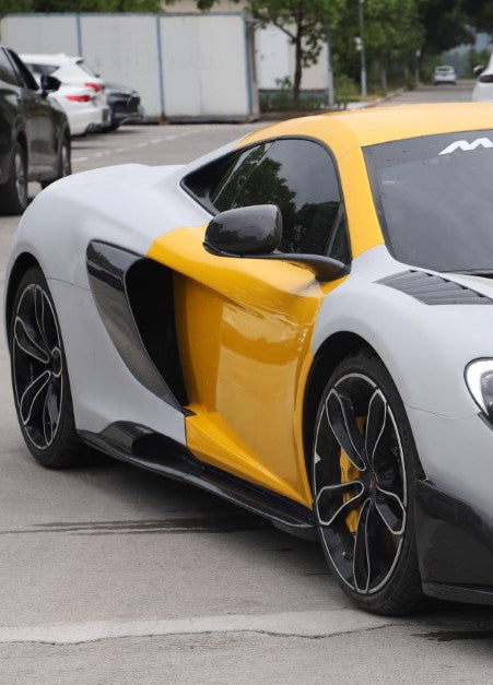 McLaren 650S MP4-12C 2012 2013 2014 2015 2016 with Aftermarket Parts - 675LT Style Side Vents Carbon Fiber / FRP from Aero Republic