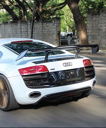 Audi R8 Gen 1 V8 V10 2006 2007 2008 2009 2010 2011 2012 2013 2014 2015 with Aftermarket Parts - PPI Style Rear Wing Carbon Fiber from Aero Republic