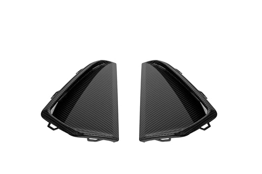Audi RS3 8Y.5 Facelift 2025-ON with Aftermarket Parts - OEM Style Front Side Air Duct Vent Trims Dry Pre-preg Carbon Fiber from Aero Republic