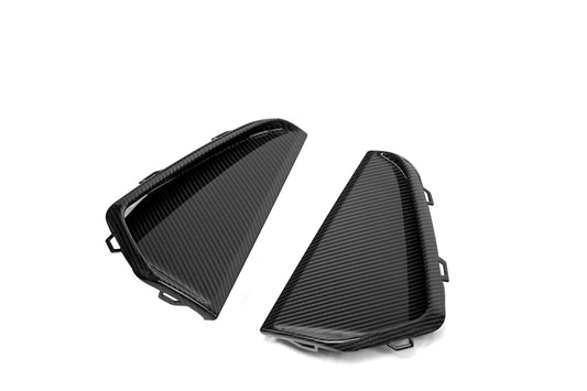 Audi RS3 8Y.5 Facelift 2025-ON with Aftermarket Parts - OEM Style Front Side Air Duct Vent Trims Dry Pre-preg Carbon Fiber from Aero Republic