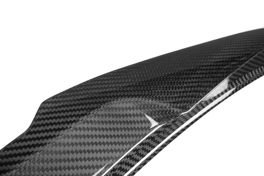 Audi RS5 S5 A5 B8 B8.5 Sportback Sedan 2008 2009 2010 2011 2012 2013 2014 2015 2016 with Aftermarket Parts - M4 Style Rear Lip Spoiler Carbon Fiber from Aero Republic