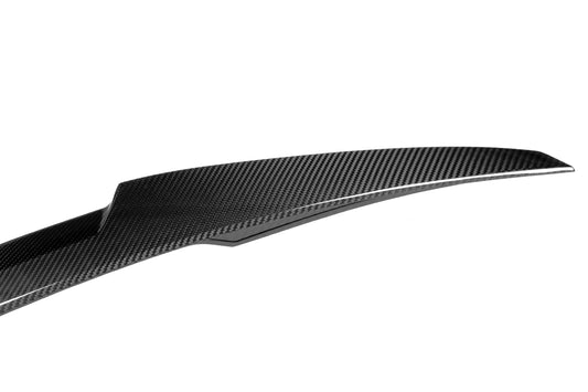 Audi RS5 S5 A5 B8 B8.5 Sportback Sedan 2008 2009 2010 2011 2012 2013 2014 2015 2016 with Aftermarket Parts - M4 Style Rear Lip Spoiler Carbon Fiber from Aero Republic