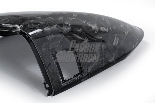 Audi RSQ8 SQ8 Q8 2019-ON with Aftermarket Parts - OE Style Without / Equipped With Blind Assist Replacement Mirror Caps Pre-preg Carbon Fiber from Aero Republic
