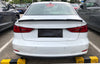 Audi S3 A3 8V 2014 2015 2016 2017 2018 2019 2020 2021 2022 2023 2024 with Aftermarket Parts - V Style Rear Lip Spoiler Pre-preg Carbon from Aero Republic