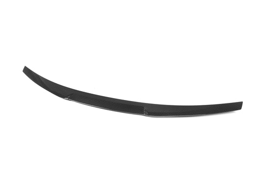 Audi S4 A4 B8 B8.5 Sedan 2009 2010 2011 2012 2013 2014 2015 2016 with Aftermarket Parts - M4 Style Rear Lip Spoiler Carbon Fiber from Aero Republic