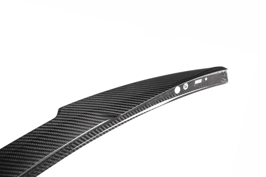 Audi S5 A5 B8.5 2012 2013 2014 2015 2016 & S5 A5 B8 2008 2009 2010 2011 with Aftermarket Parts - M4 Style Rear Lip Spoiler Pre-preg Carbon Fiber from Aero Republic