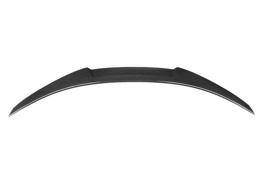 BMW 1 Series 1M 135is 135i 128i 125se 125i 123d 120i 120d 118i 118d E82 2007 2008 2009 2010 2011 2012 2013 with Aftermarket Parts - M4 Style Rear Lip Spoiler Carbon Fiber from Aero Republic