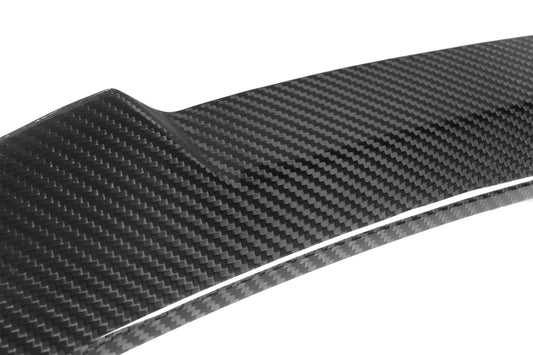 BMW 1 Series 1M 135is 135i 128i 125se 125i 123d 120i 120d 118i 118d E82 2007 2008 2009 2010 2011 2012 2013 with Aftermarket Parts - M4 Style Rear Lip Spoiler Carbon Fiber from Aero Republic