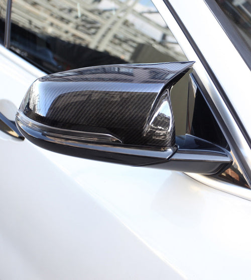 BMW 2 Series 228 M235 F44 2020 2021 2022 2023 2024 (Fits both Pre-LCI & LCI) with Aftermarket Parts - M Style Replacement Mirror Caps Pre-preg Carbon Fiber from Aero Republic